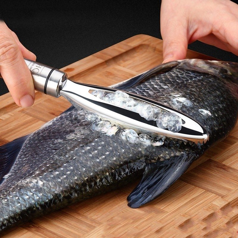430 Stainless Steel Scale Removing Artifact Fish Killing Tool Kitchen Gadgets - JuicyDealz